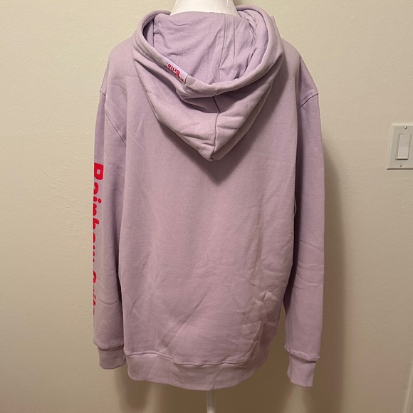 Rainbow Brite Lavender Hoodie with Colorful Graphic - Picture 8 of 11